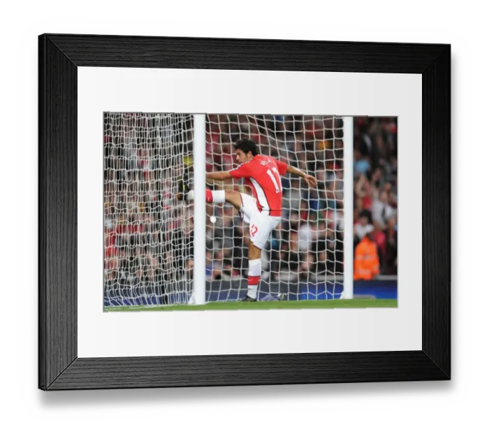 Framed Print : Arsenal's Carlos Vela Scores Stunning Goal, Takes 2-0 Lead Against West Bromich Albion (Carling Cup 3rd Round, Emirates Stadium, September 22, 2009)