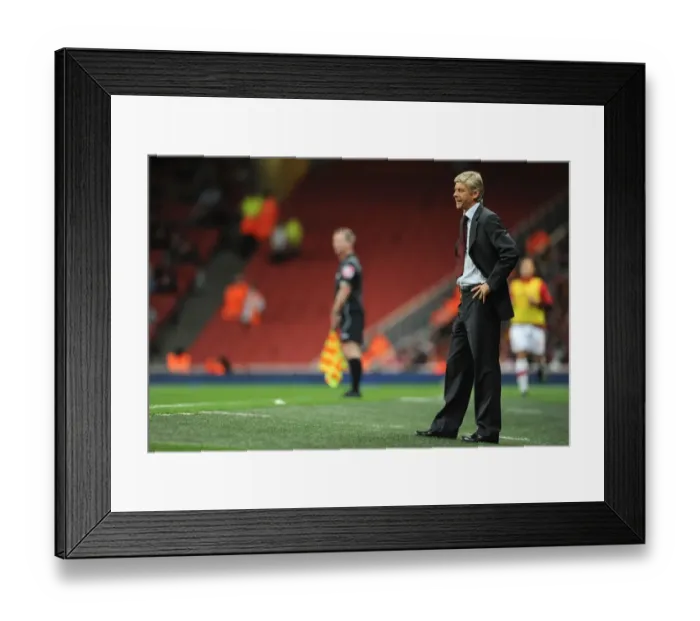 Framed Print : Arsene Wenger's Triumph: Arsenal's 2-0 Carling Cup Victory over West Bromwich Albion (September 2009)
