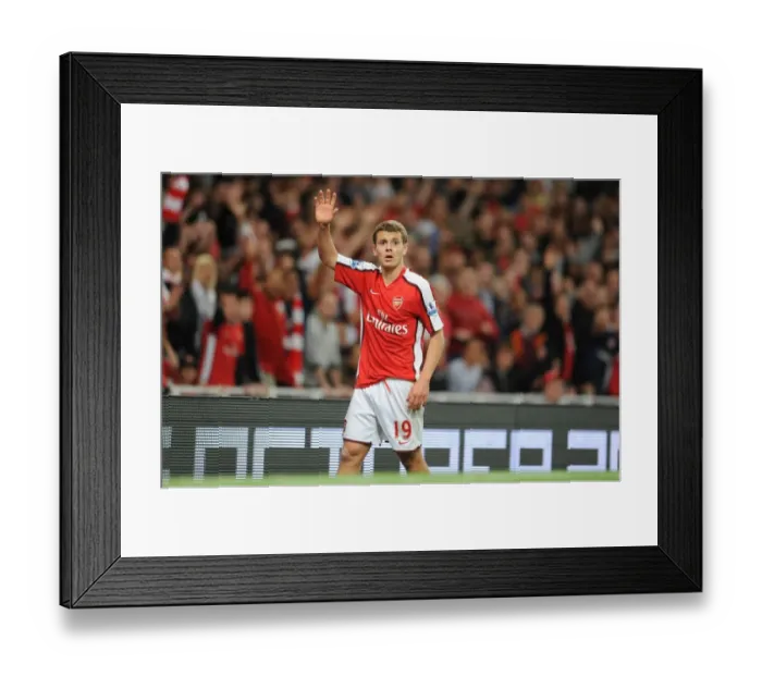 Framed Print : Jack Wilshere's Debut: Arsenal's 2-0 Carling Cup Triumph over West Bromwich Albion (September 2009)