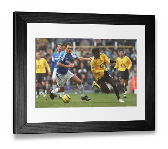 Framed Print : Birmingham City vs. Arsenal: 2005-06 Season Clash