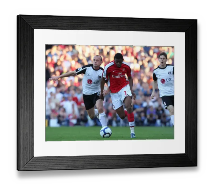 Framed Print : Abou Diaby Strikes Again: Arsenal's Win at Fulham (26 / 9 / 09)