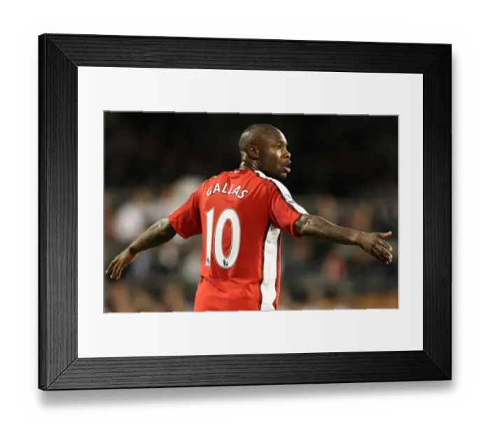 Framed Print : William Gallas's Goal: Arsenal's Win at Fulham (0:1), Barclays Premier League, 2009