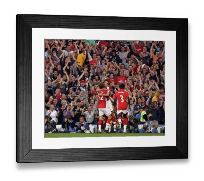 Framed Print : Van Persie's Euphoric Goal: Arsenal's Thrilling 1-0 Victory Over Fulham in the Premier League (Feat. Bendtner & Sagna) Framed Print : Van Persie's Euphoric Goal: Arsenal's Thrilling 1-0 Victory Over Fulham in the Premier League (Feat. Bendtner & Sagna)