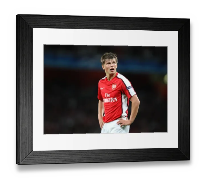 Framed Print : Arsenal's Andrey Arshavin Scores in 2:0 Victory Over Olympiacos in UEFA Champions League at Emirates Stadium Framed Print : Arsenal's Andrey Arshavin Scores in 2:0 Victory Over Olympiacos in UEFA Champions League at Emirates Stadium