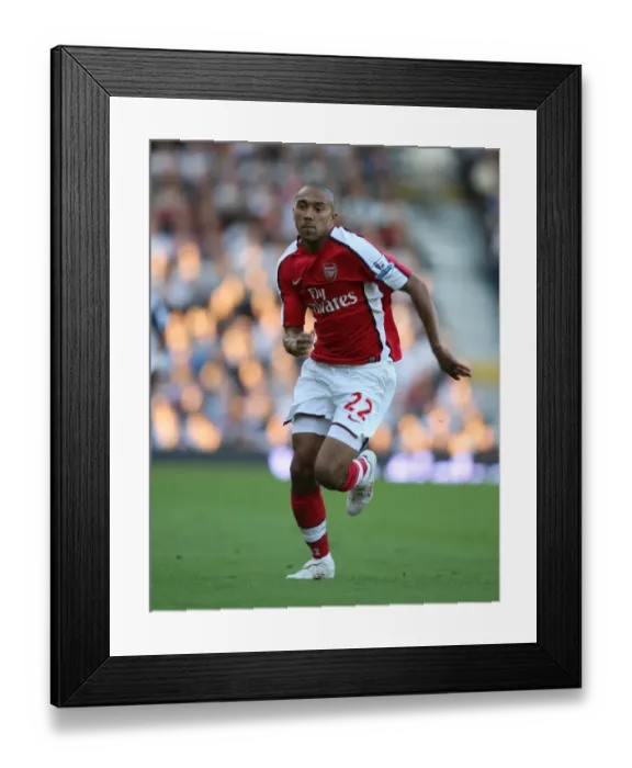 Framed Print : Gael Clichy: The Decisive Moment at Craven Cottage - Arsenal's 1-0 Victory over Fulham, Barclays Premier League, September 26, 2009