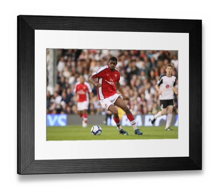 Framed Print : Abou Diaby Scores the Winner: Arsenal Triumphs over Fulham in Barclays Premier League