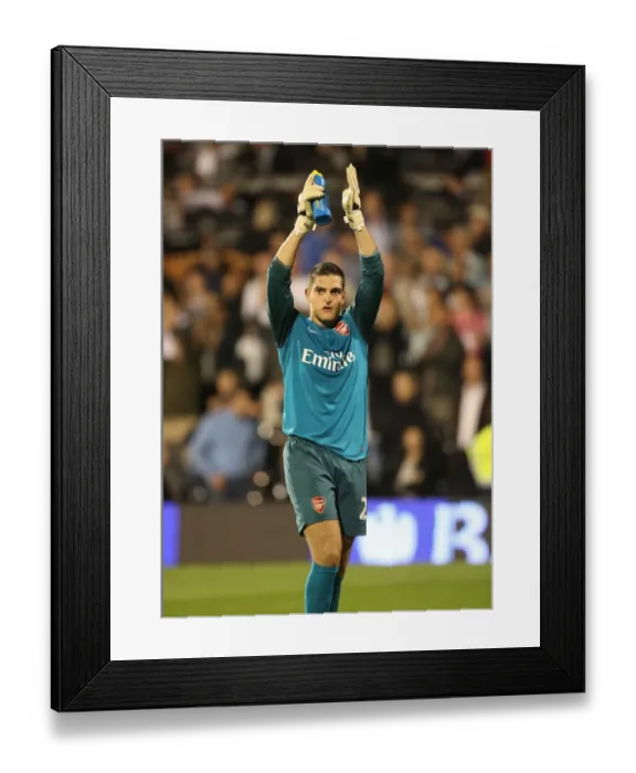 Framed Print : Vito Mannone: The Hero of Arsenal's 1-0 Win at Fulham, Barclays Premier League, 2009 Framed Print : Vito Mannone: The Hero of Arsenal's 1-0 Win at Fulham, Barclays Premier League, 2009