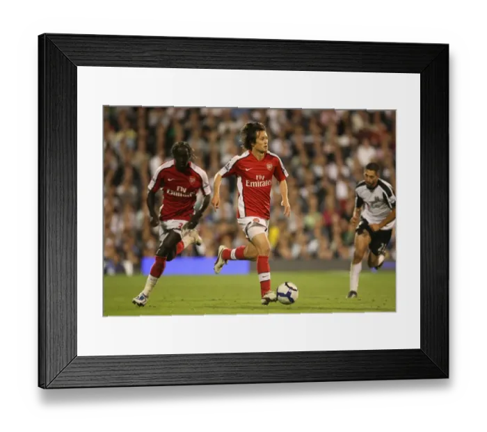 Framed Print : Tomas Rosicky's Goal: Arsenal's 1-0 Win Over Fulham, Barclays Premier League, 2009
