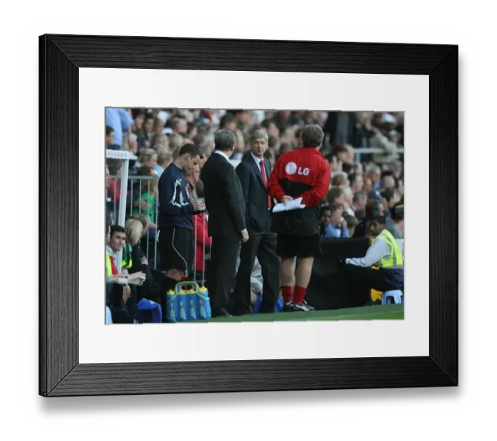 Framed Print : Wenger's Win: Arsenal Triumphs 1-0 Over Hodgson's Fulham