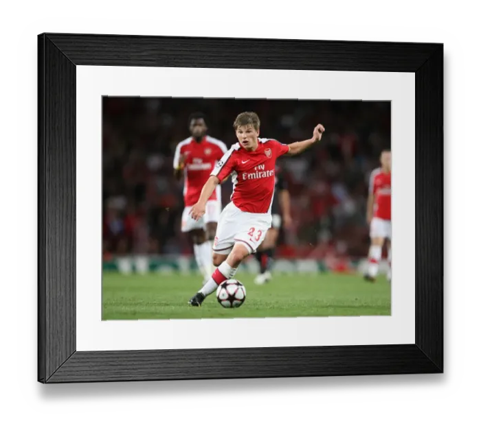Framed Print : Arshavin's Brace: Arsenal Cruises to 2-0 Victory over Olympiacos in Champions League Group H