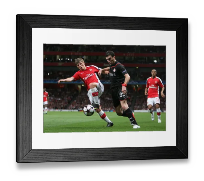 Framed Print : Andrey Arshavin (Arsenal) Vassilis (Olympiacos) Framed Print : Andrey Arshavin (Arsenal) Vassilis (Olympiacos)