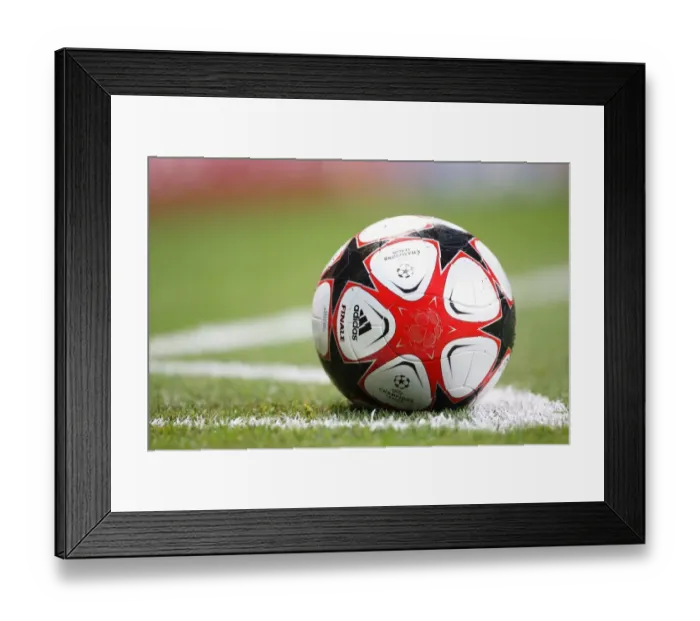 Framed Print : Champions League ball Framed Print : Champions League ball