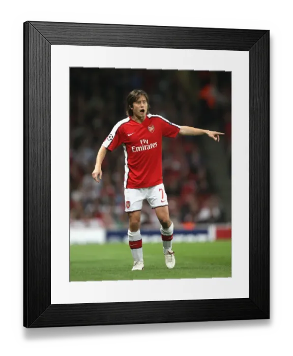 Framed Print : Tomas Rosicky Scores in Arsenal's 2-0 Victory over Olympiacos in the Champions League, Emirates Stadium, 2009 Framed Print : Tomas Rosicky Scores in Arsenal's 2-0 Victory over Olympiacos in the Champions League, Emirates Stadium, 2009