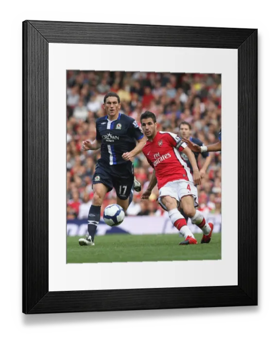 Framed Print : Cesc Fabregas (Arsenal) Keith Andrews (Blackburn) Framed Print : Cesc Fabregas (Arsenal) Keith Andrews (Blackburn)