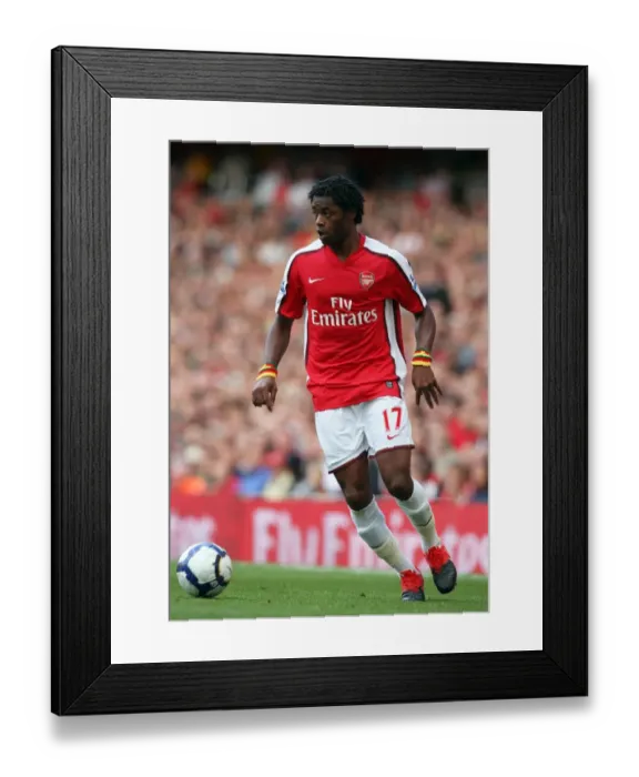 Framed Print : Alex Song's Dominant Display: Arsenal's Thrilling 6-2 Victory over Blackburn Rovers