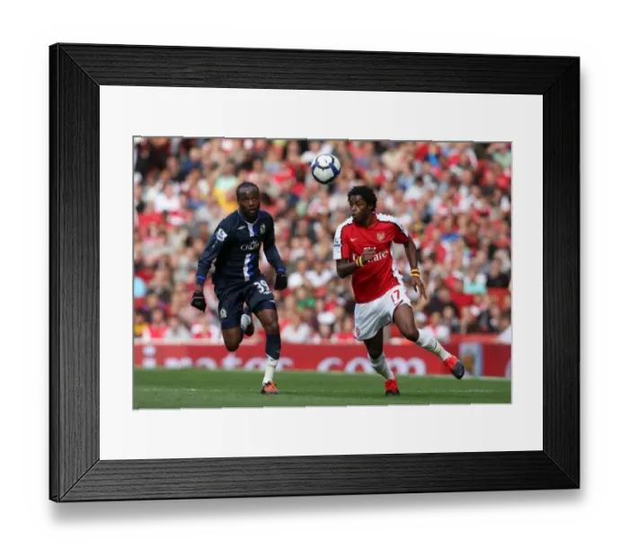 Framed Print : Alex Song (Arsenal) Pascal Chimbonda (Blackburn) Framed Print : Alex Song (Arsenal) Pascal Chimbonda (Blackburn)