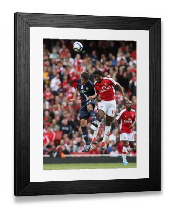 Framed Print : Alex Song (Arsenal) Franco Di Santo (Blackburn)