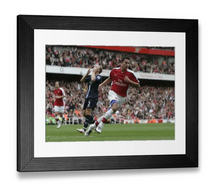 Framed Print : Robin van Persie's Double: Arsenal's Dominant 6-2 Win Over Blackburn Rovers in the Premier League Framed Print : Robin van Persie's Double: Arsenal's Dominant 6-2 Win Over Blackburn Rovers in the Premier League
