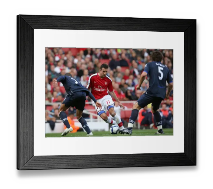 Framed Print : Unstoppable Van Persie: Arsenal's 6-2 Thrashing of Blackburn Rovers