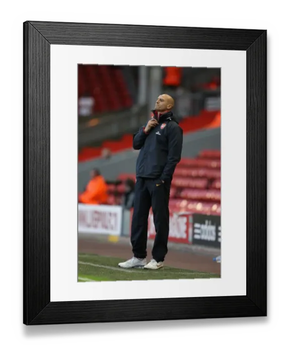 Framed Print : Steve Bould the Arsenal Youth Team Coach Framed Print : Steve Bould the Arsenal Youth Team Coach