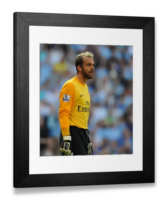 Framed Print : Manuel Almunia's Disappointing Performance: Manchester City 4-2 Arsenal, 2009 Framed Print : Manuel Almunia's Disappointing Performance: Manchester City 4-2 Arsenal, 2009