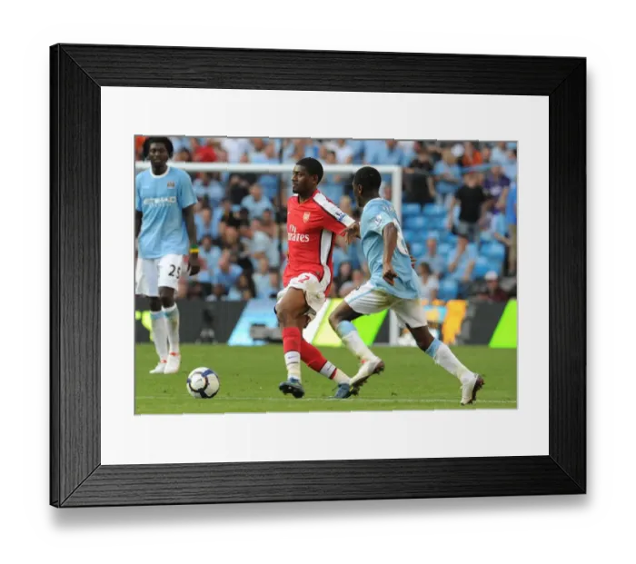 Framed Print : Abou Diaby (Arsenal) Shaun Wright Phillips (Man City) Framed Print : Abou Diaby (Arsenal) Shaun Wright Phillips (Man City)