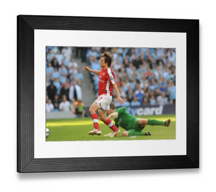 Framed Print : Rosicky's Stunner: Arsenal's 2nd Goal vs. Man City (12 / 9 / 2009)