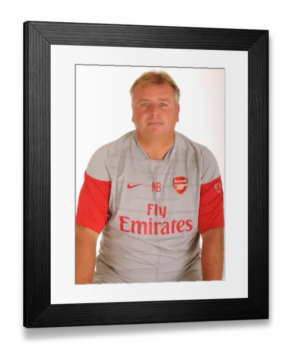 Framed Print : Neil Banfield (Arsenal reserve team manager)