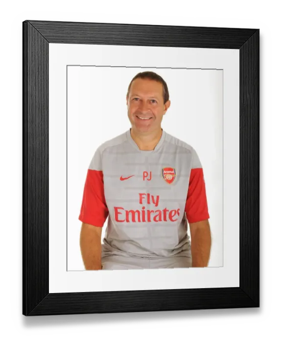 Framed Print : Paul Johnson (Arsenal equipment manager) Framed Print : Paul Johnson (Arsenal equipment manager)