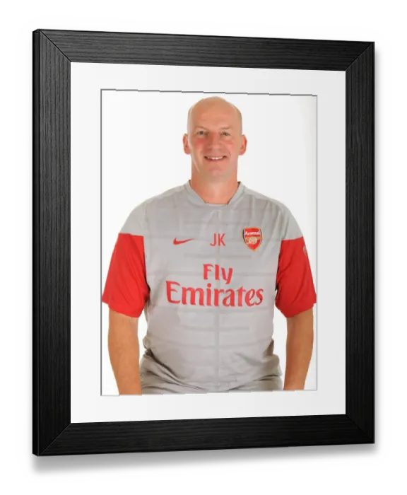 Framed Print : John Kelly (Arsenal masseur)