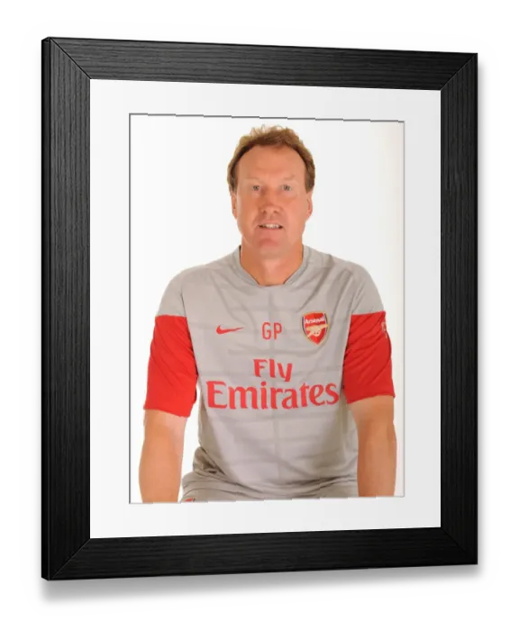 Framed Print : Gerry Payton (Arsenal goalkeeping coach) Framed Print : Gerry Payton (Arsenal goalkeeping coach)