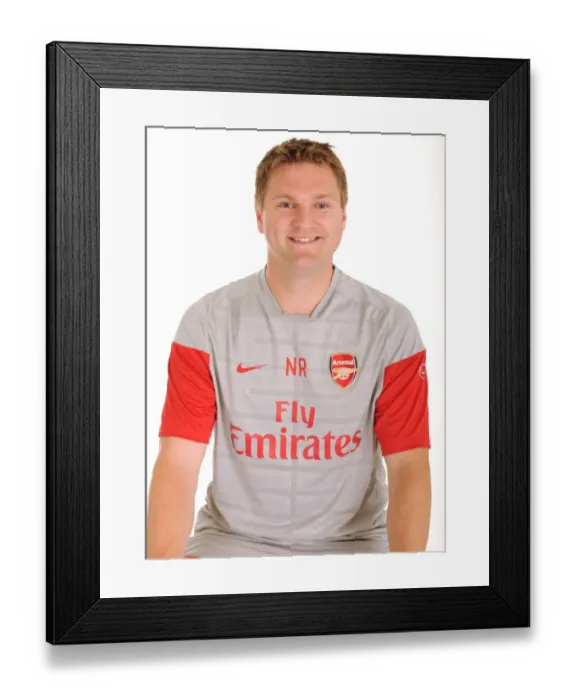 Framed Print : Neal Reynolds (Arsenal physio)