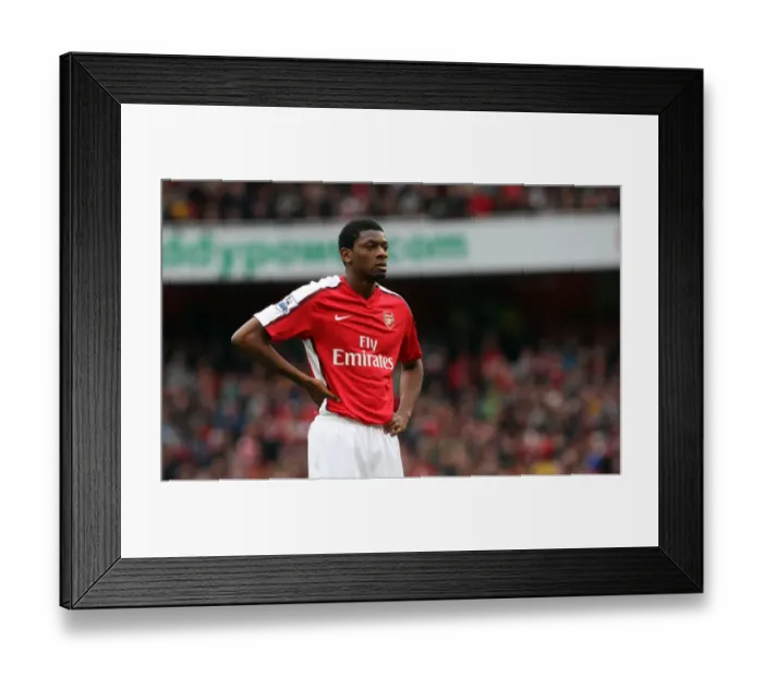 Framed Print : Abou Diaby's Dominance: Arsenal's Triumph over Birmingham City (2009) - 3-1 Victory