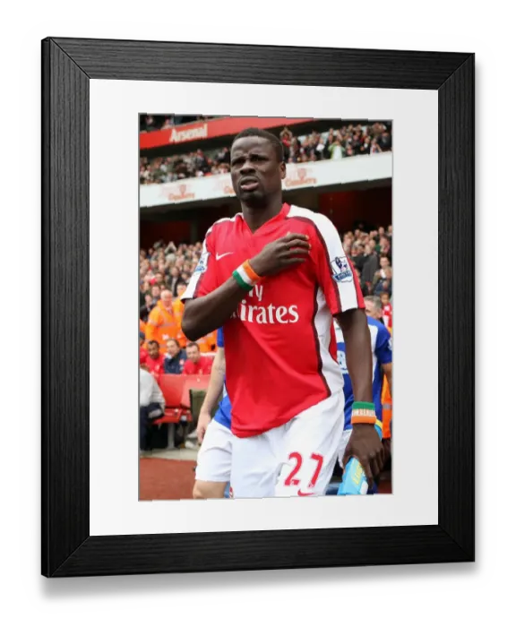Framed Print : Arsenal's Triumph: Eboue's Star Performance in Arsenal's 3-1 Victory Over Birmingham City, October 17, 2009 Framed Print : Arsenal's Triumph: Eboue's Star Performance in Arsenal's 3-1 Victory Over Birmingham City, October 17, 2009