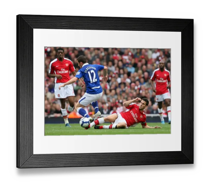 Framed Print : Cesc Fabregas (Arsenal) Barry Ferguson (Birmingham) Framed Print : Cesc Fabregas (Arsenal) Barry Ferguson (Birmingham)