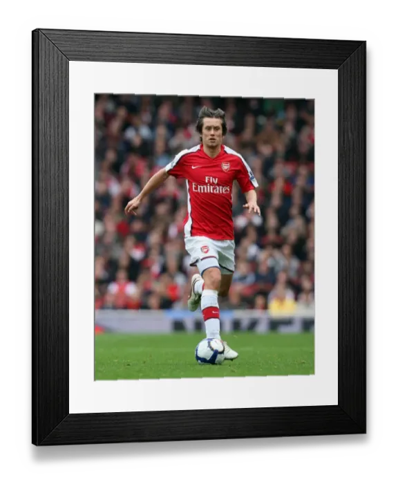 Framed Print : Tomas Rosicky's Brilliant Performance: Arsenal's 3-1 Premier League Win over Birmingham City (17 / 10 / 09)