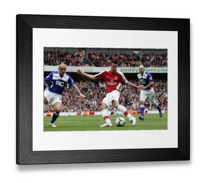 Framed Print : Robin van Persie Scores Arsenal's First Goal Against Birmingham City: 3-1 Victory in the Barclays Premier League Framed Print : Robin van Persie Scores Arsenal's First Goal Against Birmingham City: 3-1 Victory in the Barclays Premier League