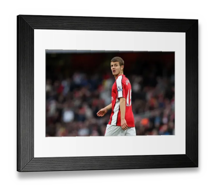 Framed Print : Jack Wilshere's Breakout Performance: Arsenal's 3-1 Victory over Birmingham City (17 / 10 / 09)