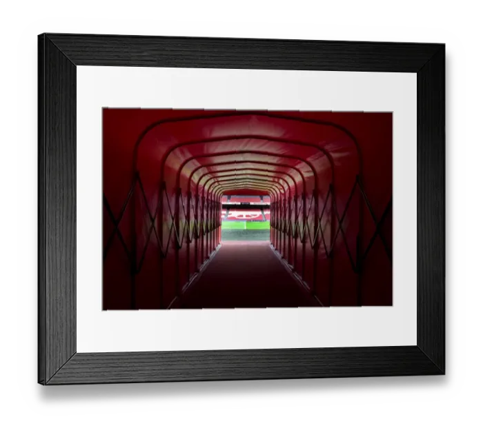 Framed Print : The players tunnel Framed Print : The players tunnel