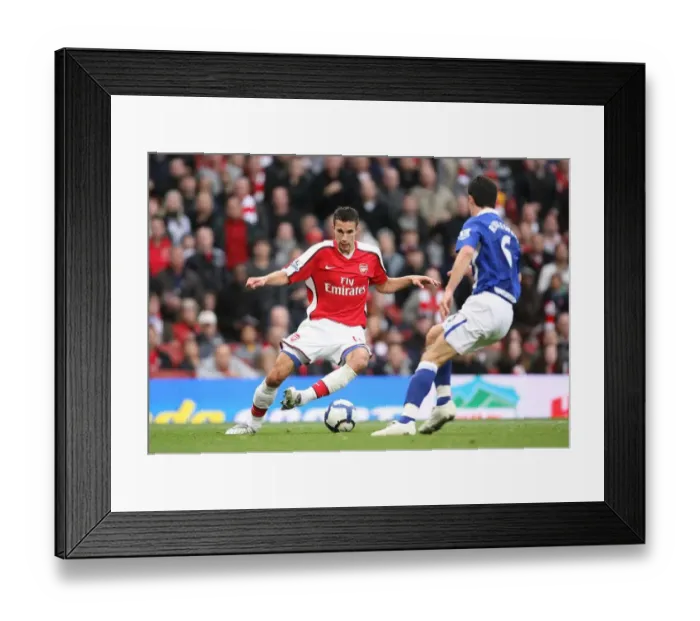 Framed Print : Robin van Persie's Brace Leads Arsenal to 3-1 Victory over Birmingham