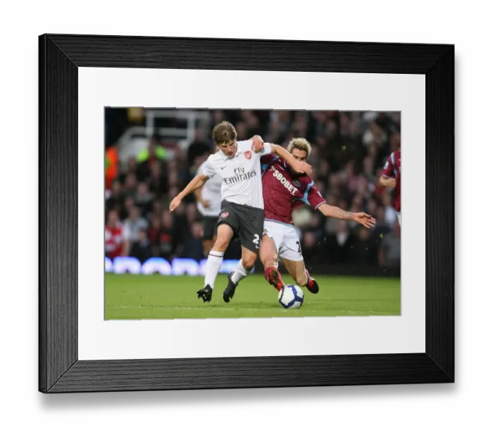 Framed Print : Arsene's Clash: Arshavin vs. Behrami - 1:1 Stalemate at Upton Park, 2009 Framed Print : Arsene's Clash: Arshavin vs. Behrami - 1:1 Stalemate at Upton Park, 2009