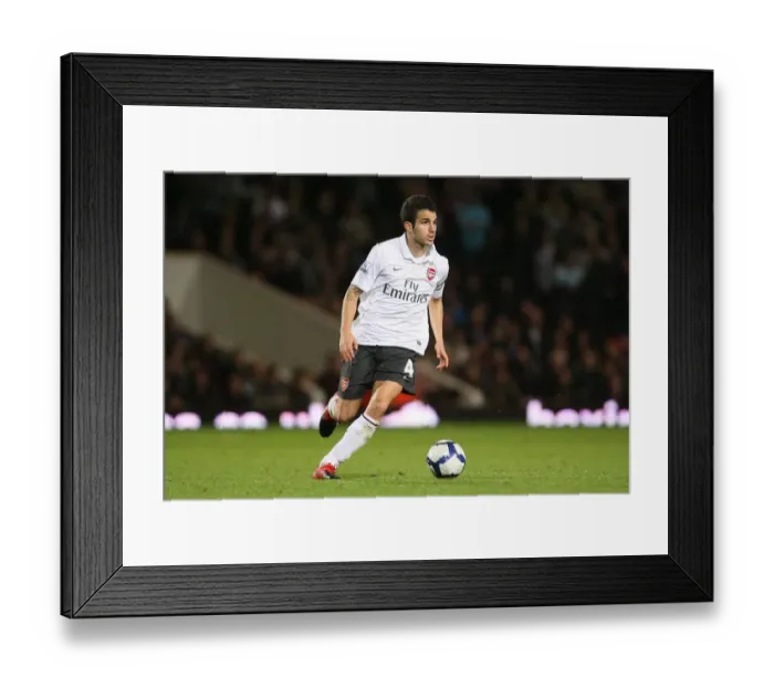 Framed Print : Cesc Fabregas in Action: Arsenal vs. West Ham United (1:1), October 2009 Framed Print : Cesc Fabregas in Action: Arsenal vs. West Ham United (1:1), October 2009