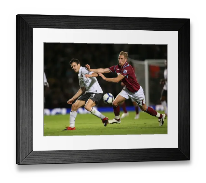 Framed Print : Cesc Fabregas (Arsenal) Jack Collison (West Ham) Framed Print : Cesc Fabregas (Arsenal) Jack Collison (West Ham)