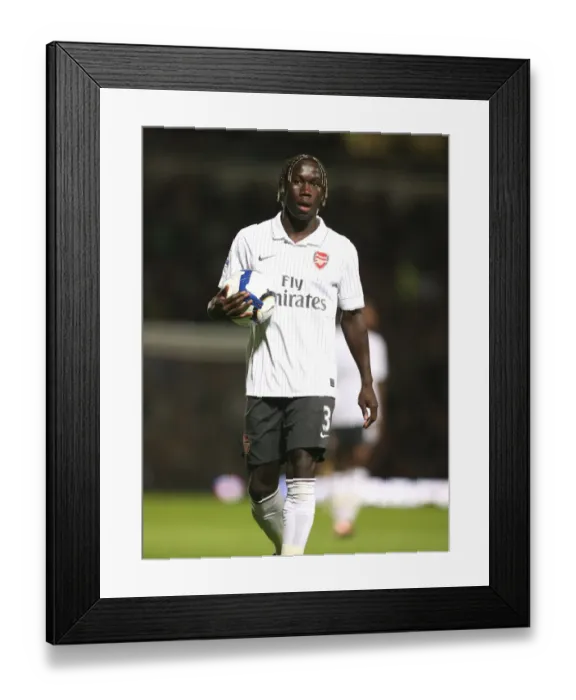 Framed Print : Intense Rivalry: Sagna's Battle at Upton Park - Arsenal vs. West Ham United (1:1), 2009