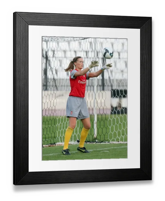 Framed Print : Emma Byrne's Hat-Trick: Arsenal Ladies Crush POAK Thessaloniki 9-0 in UEFA Champions League (2009) Framed Print : Emma Byrne's Hat-Trick: Arsenal Ladies Crush POAK Thessaloniki 9-0 in UEFA Champions League (2009)