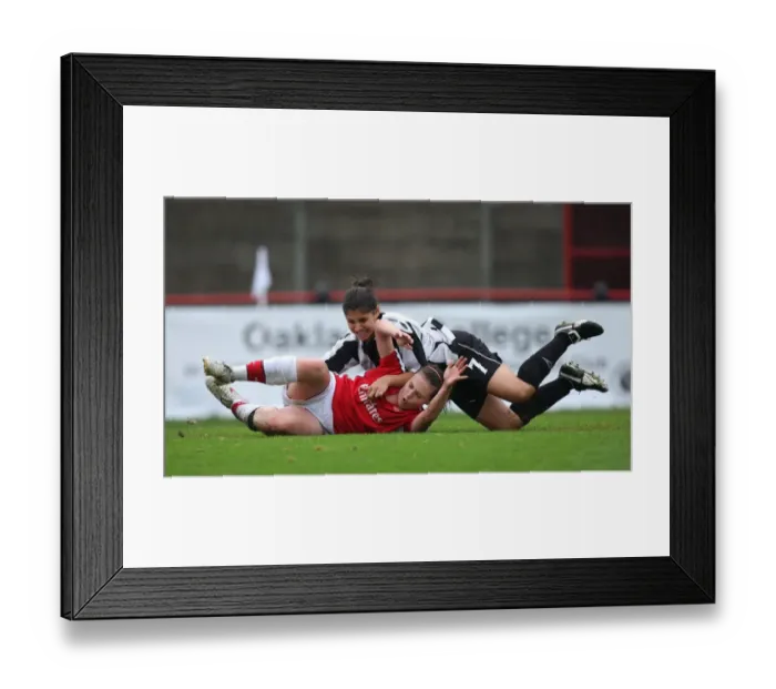 Framed Print : Lauren Bruton Scores Arsenal's 8th Goal in Historic 9-0 Victory over PAOK Thessaloniki in UEFA Women's Champions League Framed Print : Lauren Bruton Scores Arsenal's 8th Goal in Historic 9-0 Victory over PAOK Thessaloniki in UEFA Women's Champions League