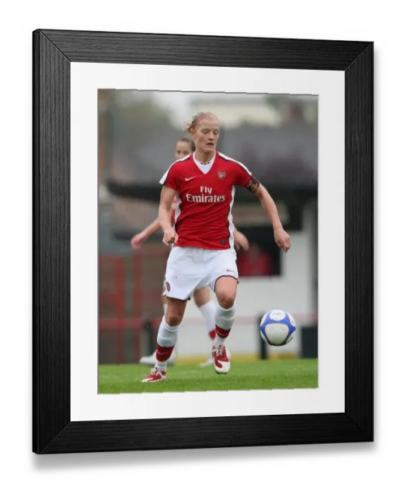 Framed Print : Arsenal's Katie Chapman Scores in Historic 9-0 UEFA Women's Champions League Victory Framed Print : Arsenal's Katie Chapman Scores in Historic 9-0 UEFA Women's Champions League Victory