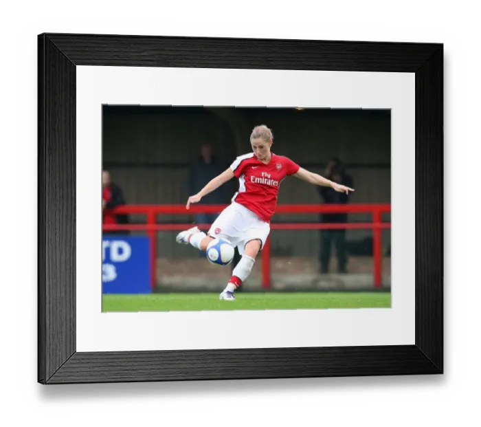 Framed Print : Arsenal's Laura Coombs Scores Nine Goals Against PAOK Thessaloniki in UEFA Women's Champions League