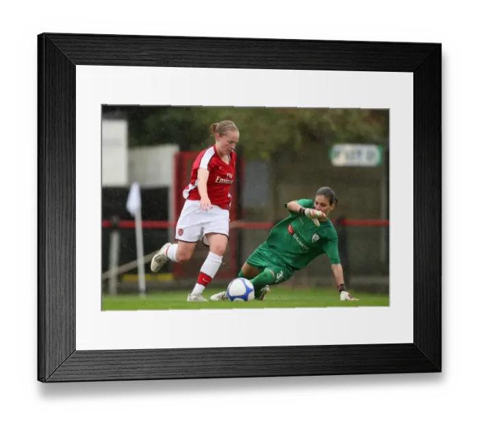 Framed Print : Kim Little Scores Arsenal's Second Goal in 9:0 UEFA Women's Champions League Victory over PAOK Framed Print : Kim Little Scores Arsenal's Second Goal in 9:0 UEFA Women's Champions League Victory over PAOK