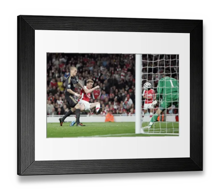 Framed Print : Bendtner's Brilliant Goal: Arsenal Takes 2:1 Lead Over Liverpool in Carling Cup Framed Print : Bendtner's Brilliant Goal: Arsenal Takes 2:1 Lead Over Liverpool in Carling Cup